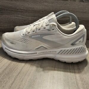 Brooks Womens Adrenaline 23Running Shoes Size 8.5B Regular Width. WHITE! ⚡️